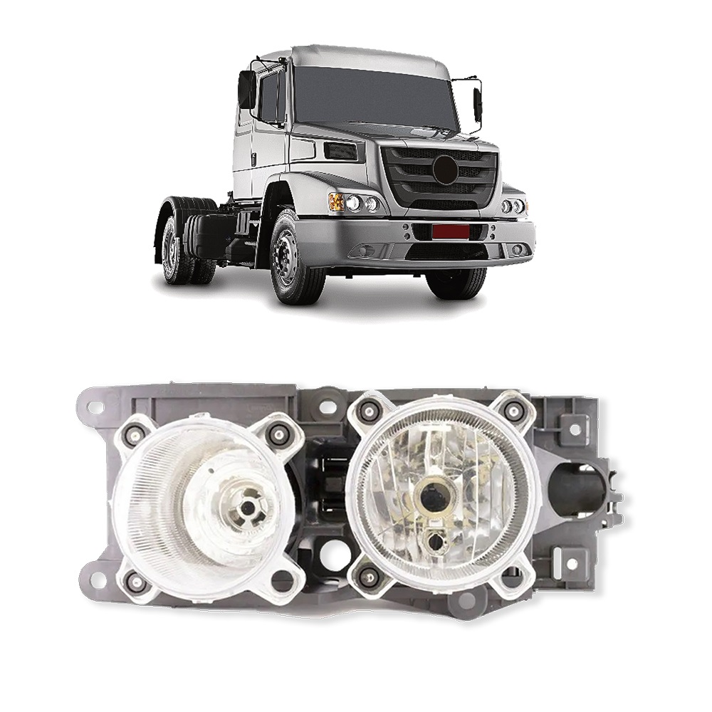 Farol Caminhão Mercedes-Benz Atron Após 2013 Lado Esquerdo - A6968200161 Farol Caminhão Mercedes-Benz Atron Após 2013 Lado Esquerdo - A6968200161