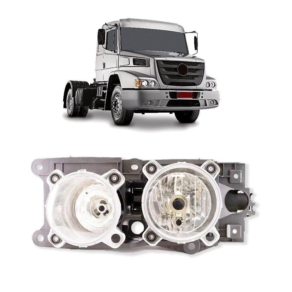 Farol Caminhão Mercedes-Benz Atron Após 2013 Lado Esquerdo - A6968200161 Farol Caminhão Mercedes-Benz Atron Após 2013 Lado Esquerdo - A6968200161