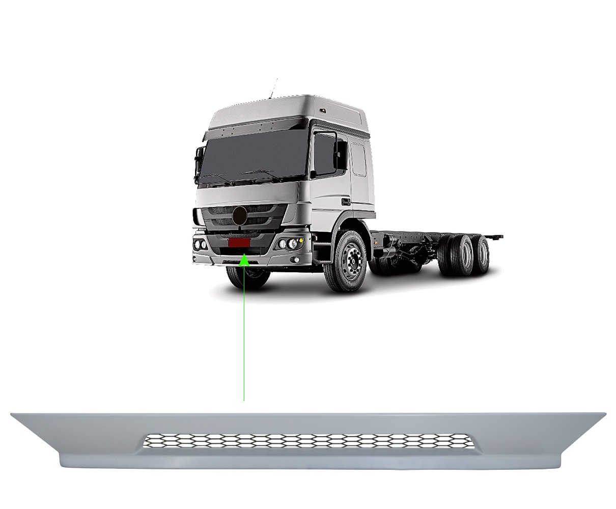 Spoler Caminhaõ Mercedes-Benz Atego Após 2012 (Modelo Original) Central - 9588800008