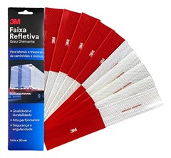 Kit 50 Faixas Refletiva Lateral 3M (Original)