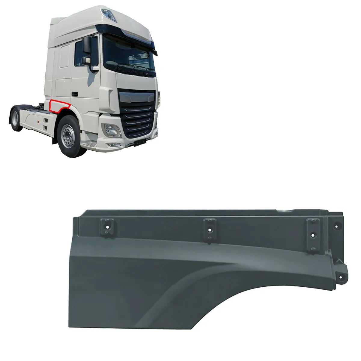 Saia Cabine Caminhão DAF XF Após 2020 Lado Direito - 1835028