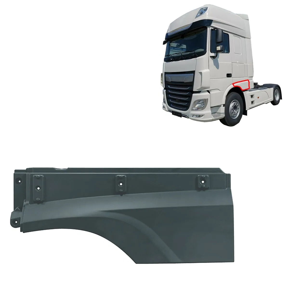Saia Cabine Caminhão DAF XF Após 2020 Lado Esquerdo - 1835027