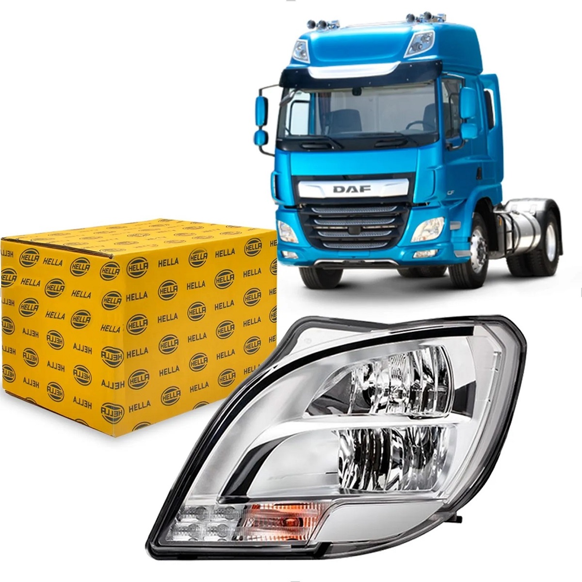 Farol Principal Caminhão DAF XF Após 2021 Lado Esquerdo - 1835874