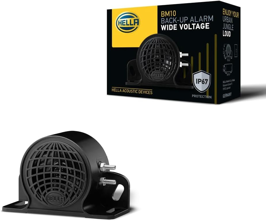 Sirene Alarme Ré Universal 12v / 24v 110db Original Hella