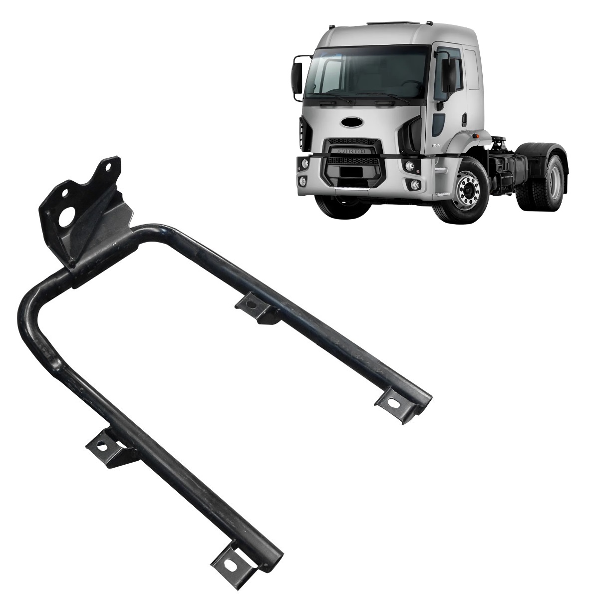 Suporte Paralama Caminhão Ford Cargo Após 2011 Lado Esquerdo - BC4516K040BB