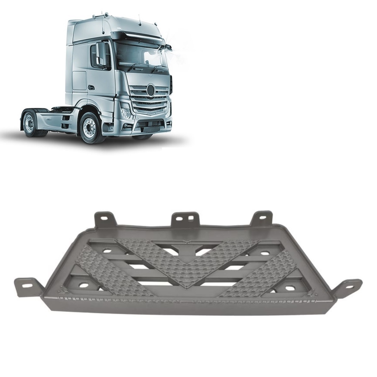 Estribo Pisar Superior Caminhão Mercedes-Benz Actros Após 2021 Lado Esquerdo - 9606603528