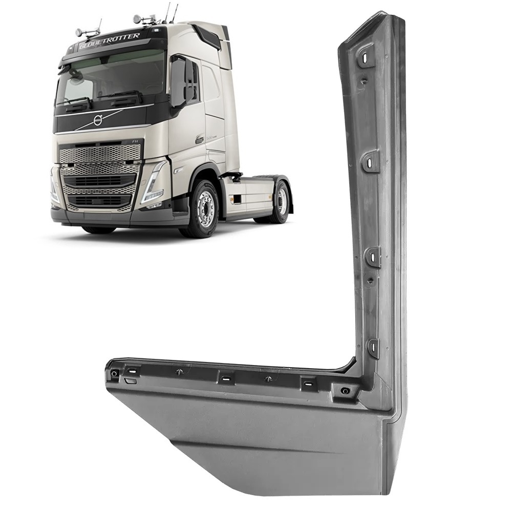 Acabamento (Tampa) Inferior Porta Caminhão Volvo FH Após  2021 Lado Esquerdo - 78528778