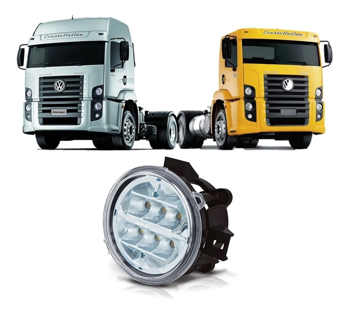 Farol Auxiliar Caminhão Volkswagen Constellation, Mercedes-Benz Accelo  - 5783428418