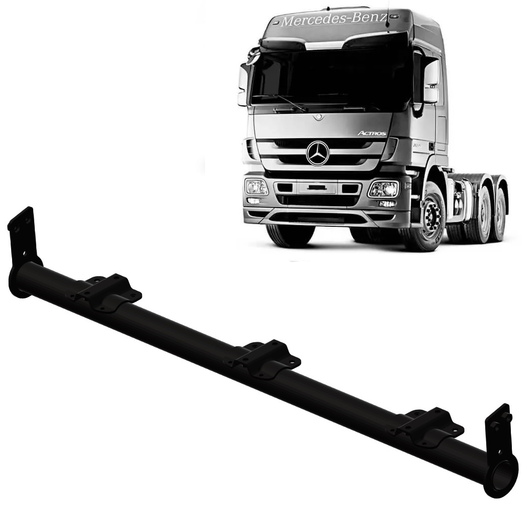 Suporte Parachoque Central Caminhão Mercedes-Benz Actros 2546, 2646 de 2010 até 2016 - 9438807914