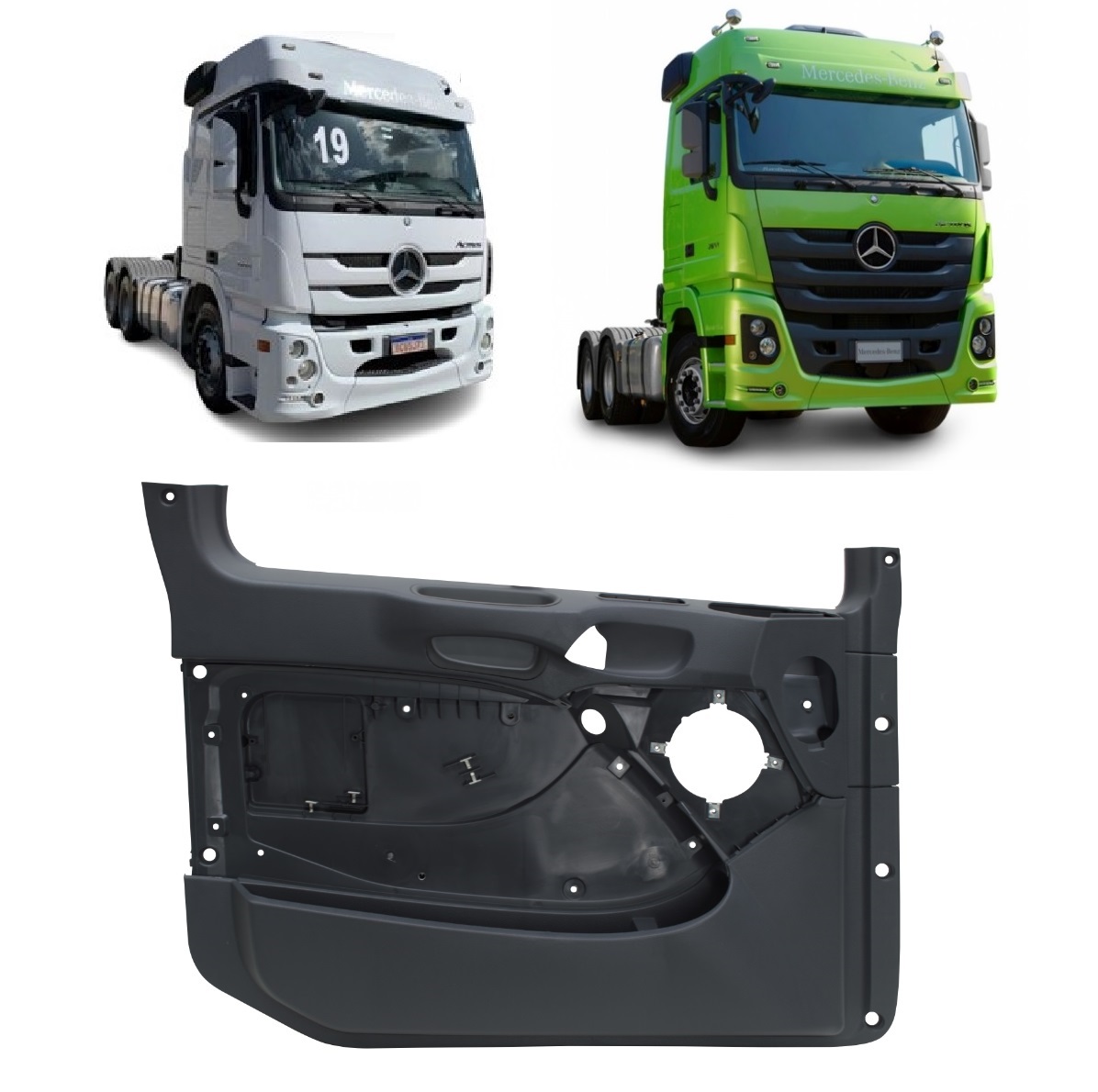 Forro Porta Caminhão Mercedes-Benz Actros de 2015 até 2020 Lado Esquerdo - 9437209400