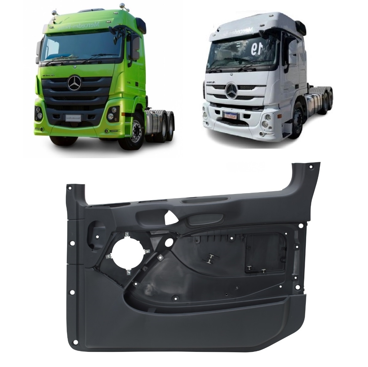 Forro Porta Caminhão Mercedes-Benz Actros de 2015 até 2020 Lado Direito - 9437209500