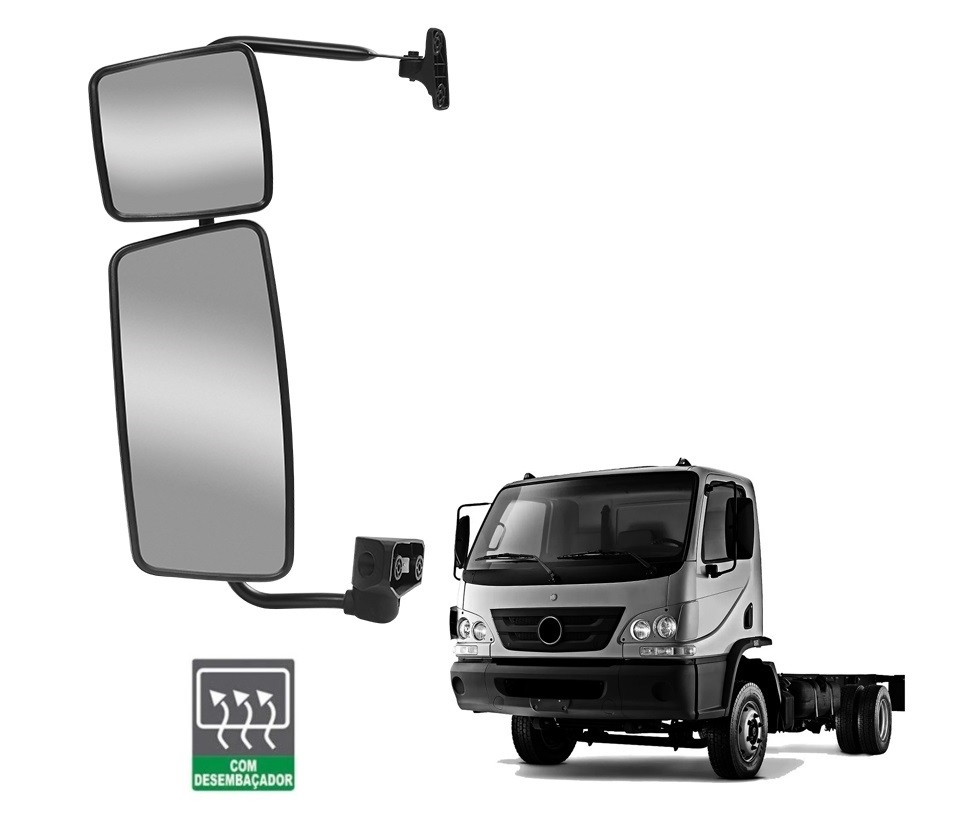 Retrovisor Caminhão Meredes-Benz Accelo Após 2023 Com Regulagem Elétrica Lado Direito - A9798107816