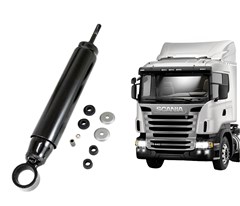 Amortecedor Eixo Dianteiro Caminhão Scania Série 4 e 5 de 1997 até 2018 Dianteiro - 54438, 640438, 1867874, 1868263