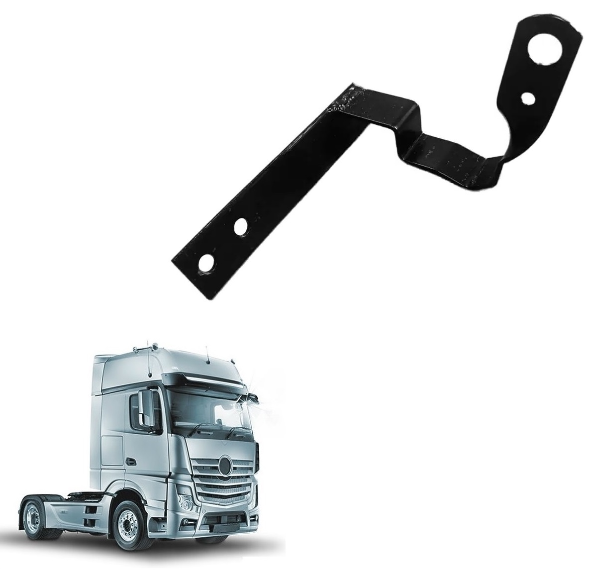 Suporte Antena PX Caminhão Mercedes-Benz Actros Após 2021 Lado Esquerdo - SP1136E