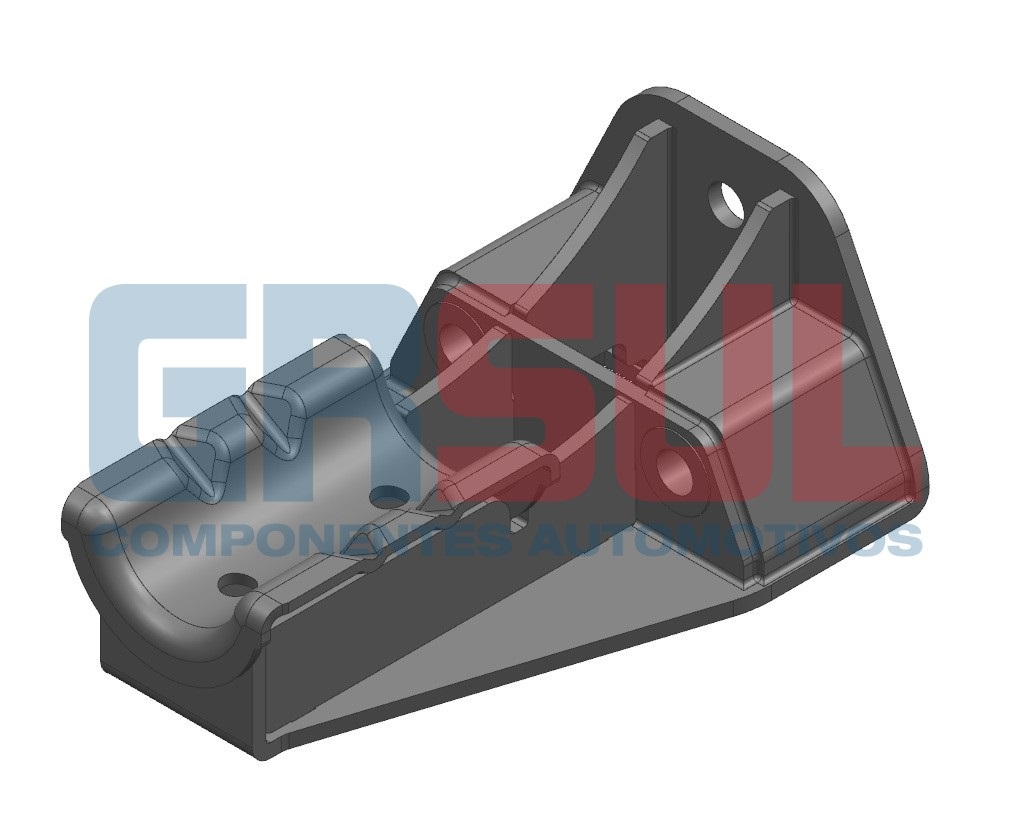 Suporte do Tubo Central do Paralama Caminhão Mercedes-Benz Actros  - 9415225040