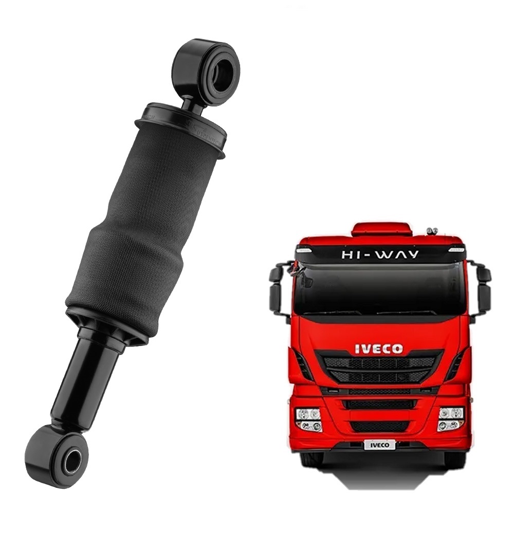 Bolsa Suspensao Cabine Caminhão Iveco Hi-Way Dianteiro (com Amortecedor) - 97383885