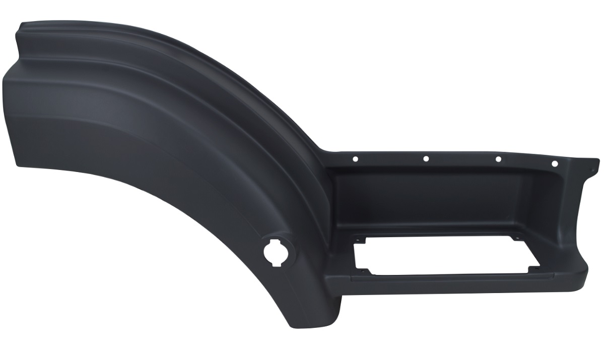 Paralama Dianteiro Cabine + Estribo Mercedes-Benz Axor 1933, 2831 Cabine Simples Lado Direito - 9446660701