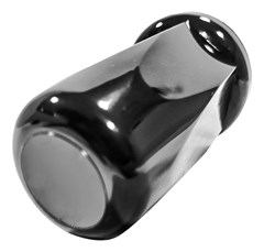 Kit 10 Capa Porca Cromada Black Boliviana - 32mm e 33mm
