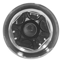 Kit 10 Capa Porca Cromada Black Boliviana - 32mm e 33mm