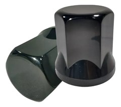 Kit 10 Capa Porca Cromada Black Caminhão - 32mm e 33mm