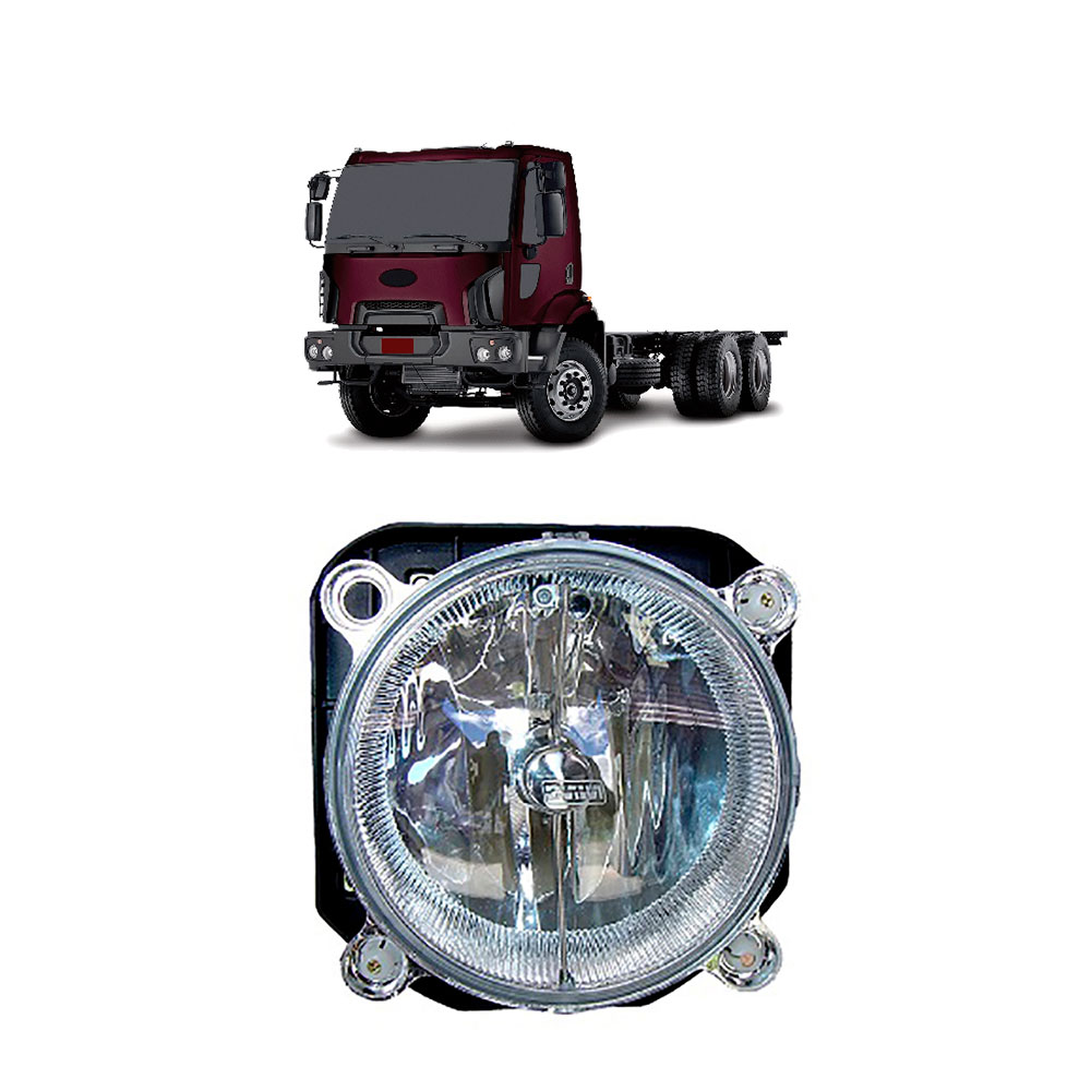 Farol Principal Caminhão Ford Cargo Após 2011 Inferior Luz Baixa - Lado Direito