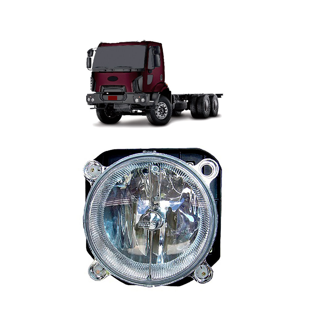 Farol Principal Caminhão Ford Cargo Após 2011 Inferior Luz Baixa - Lado Esquerdo