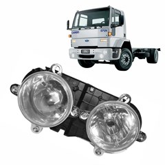 Farol Principal Caminhão Ford Cargo Parachoque Diagonal Lado Direito (F-162)