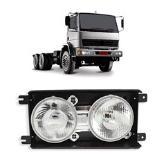 Farol Caminhão Mercedes-Benz 1214 Atron Após 2000 Lado Esquerdo (F-145)
