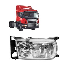Farol Principal Caminhão Scania Série 6 Lado Esquerdo - 1760596 (F-355)