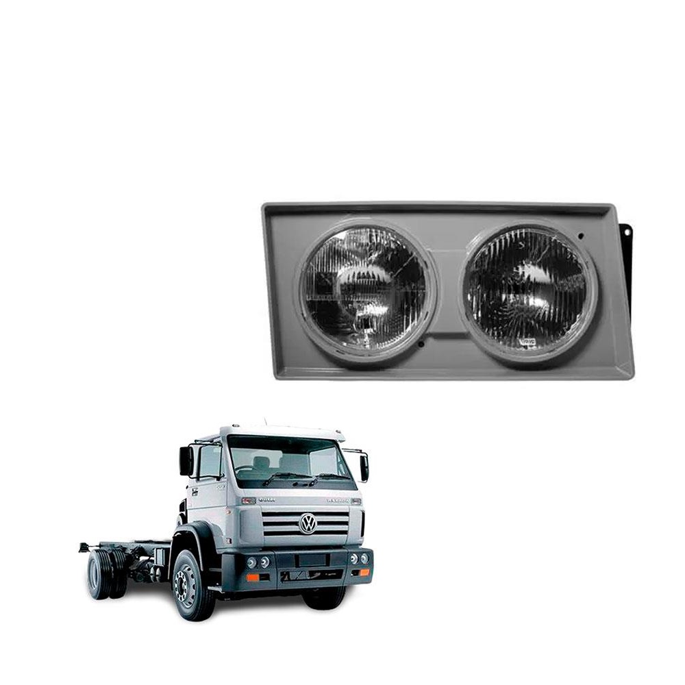 Farol Principal Caminhão Volkswagen Worker Titan Após 2000 Lado Direito Cinza Farol Principal Caminhão Volkswagen Worker Titan Após 2000 Lado Direito Cinza