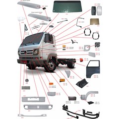 Farol Principal Caminhão Volkswagen 8.150 Delivery Após 2006 Lado Direito Nino2 (F-210)