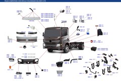 Farol Principal Caminhão Volkswagen Delivery Após 2017 Lado Esquerdo - 23B941033C
