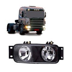Farol Auxiliar Caminhão Scania Série 4 Lado Esquerdo (Com Soquete) - 1358831