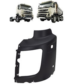 Moldura Farol Caminhão Volvo FM de 2011 até 2016 Lado Direito - 21404043