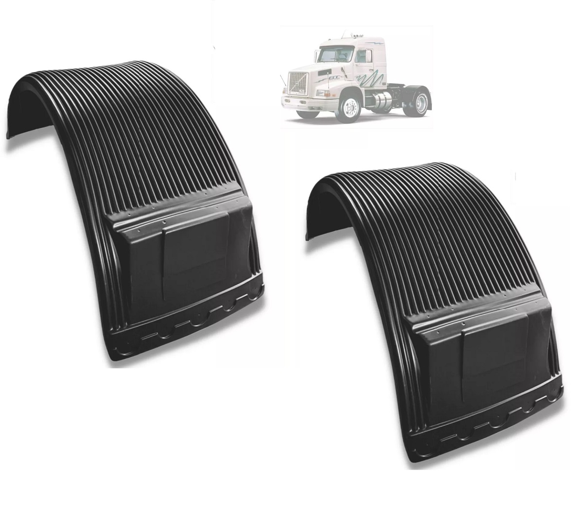 Par Paralama Tração Caminhão Volvo NL, EDC - 8121819