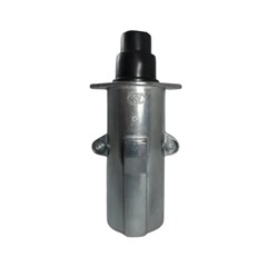 Tomada Elétrica Carreta, Caminhão - Macho Redondo 24V 7 Pinos (HELLA)