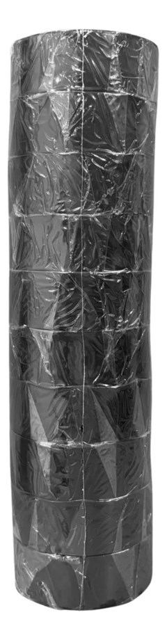 KIT com 10 unidades de fita isolante HELLA, com resistência anti-chamas, graxa, ácido e umidade.