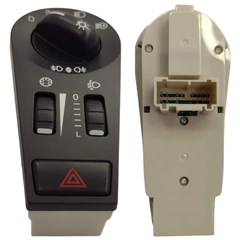 Botão Interruptor Chave De Luz Volvo Fh, Fm 2004 Com Reostat - 20942846 , 20953573, 20466304