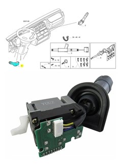 Chave Seta Farol Limpador Caminhão Iveco Stralis, Hi-Way, Tector Euro 5 - 504188583, 5801781392
