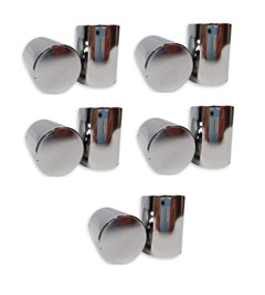 Kit 10 Capa Porca Cromada Boliviana - 23/24mm