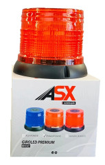 Giroflex, Giroled 60 LED s 12/24v - Magnético - Amarelo (ASX6056)