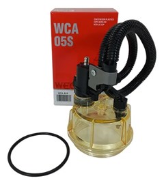 Copo Acrílico Filtro Combustível Volvo FH, FM, NH (Com Sensor) - 20771578, 20771586, 20869391, 20870049