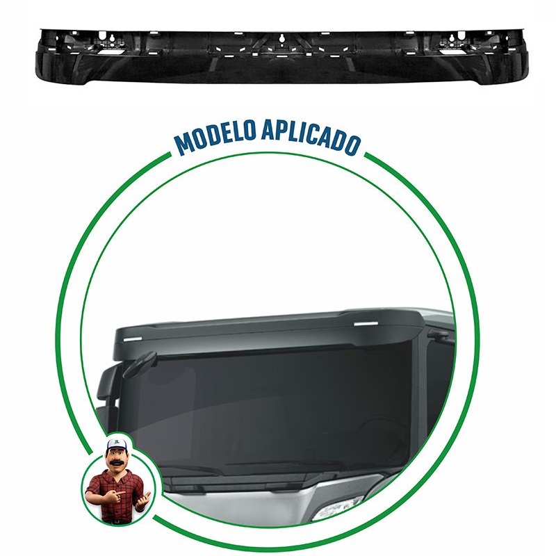 Tapa Sol Caminhão Scania Série 7 (Moldura Inferior) - 2541737