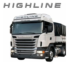 Faixa Highline Scania Adesivo Quebra-Sol Teto Modelo Original