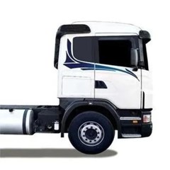 Faixa Adesivo Para Scania 2008 Adesivo Lateral Decorativo Azul