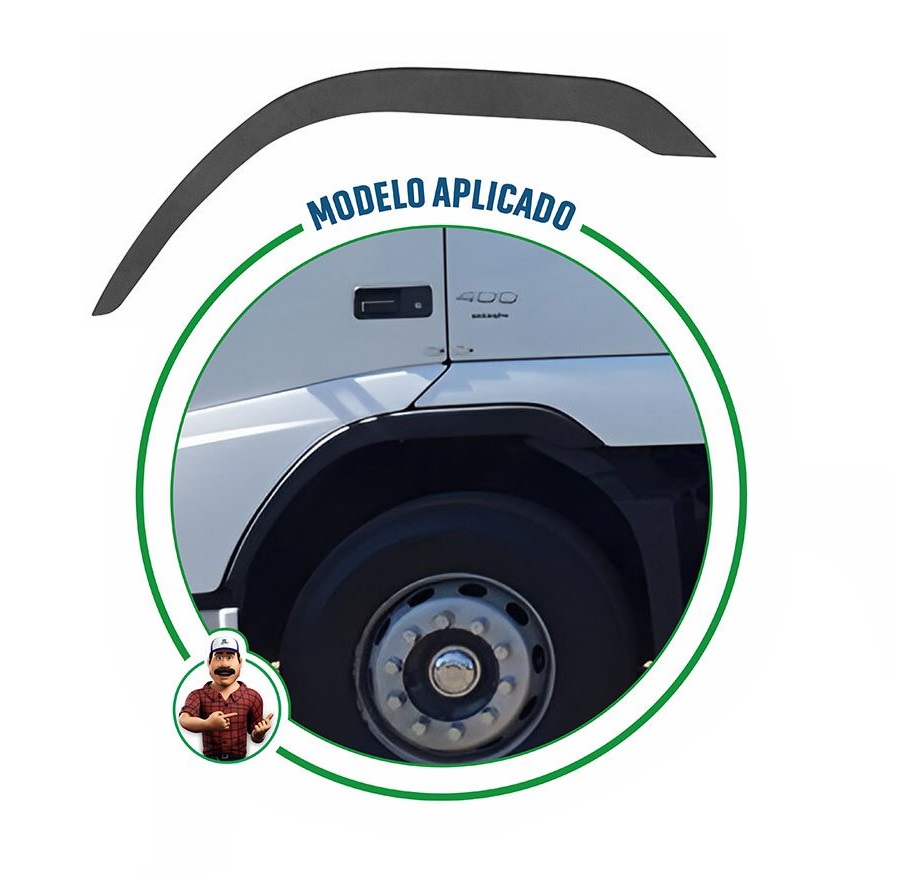 Acabamento Paralama Cabine Caminhão Volvo FH 2004 a 2014 Lado Esquerdo -3175938