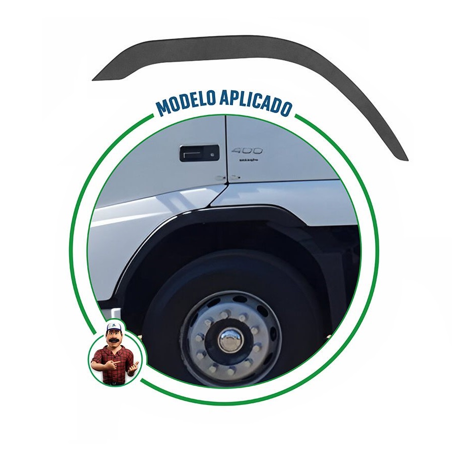 Acabamento Paralama Cabine Caminhão Volvo FH 2004 a 2014 Lado Direito -3175939