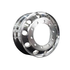 Roda de alumínio para caminhão modelo GT2, com design clássico