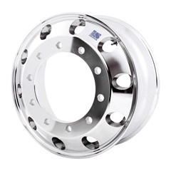 Roda de alumínio para caminhão modelo GT2, com design clássico