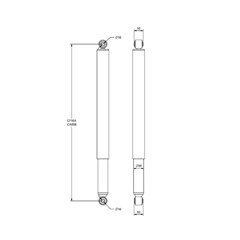 Amortecedor Suspensão Dianteira Mercedes-Benz Axor 2540 - Universal - 100000598759